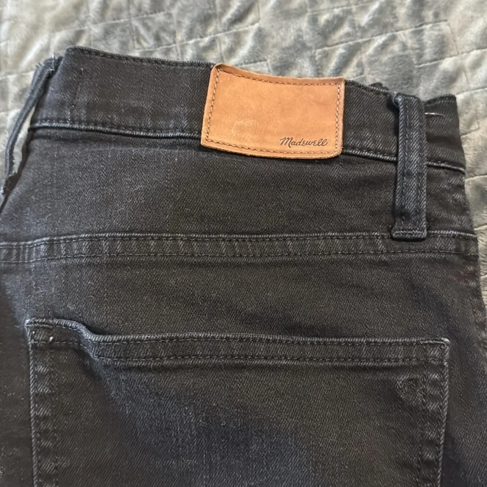Madewell Womans Trendy Black Fleamarket Flare Jean